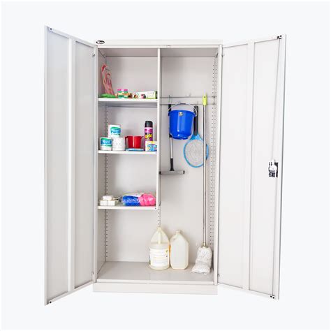 stainless steel storage cabinet janitor|janitor cabinet for bathroom.